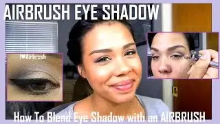 Free Handing- Pop of Purple Airbrush Eyeshadow | IHeartAirbrush