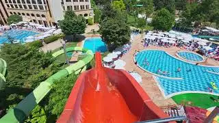 Red Freefall Slide at Sol Nessebar 🇧🇬
