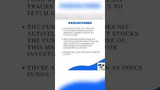 What is the difference between active funds and passive funds?