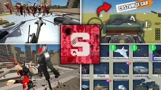 Nextbot in Playground mod new update, costumize vehicle, combat vehicle testing vs zombie infected