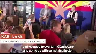 #AZSen candidate Kari Lake calls for a red wave to &ldquo;overturn #Obamacare