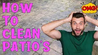 How to clean a patio #powerwashing #jetwashing