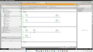 PLC S7-1200: Use Set and Reset commands appropriately.