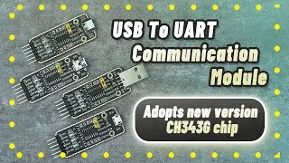 USB To UART Communication Module, Micro/Mini/Type-A/Type-C Connectors, High Baud Rate Transmission