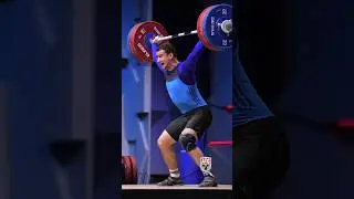 Marin Robu (89kg 🇲🇩) 166kg / 366lbs Bronze Medal 🥉 Snatch! #snatch #slowmotion #weightlifting