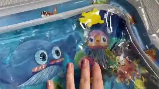 Amazon com   Infinno Inflatable Tummy Time Mat Premium Baby Water Play Mat for Infants and Toddlers