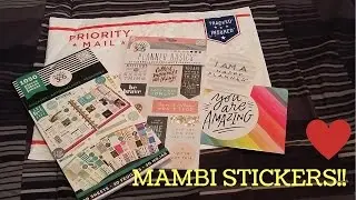 My Package Arrived!!! | MAMBI Stickers