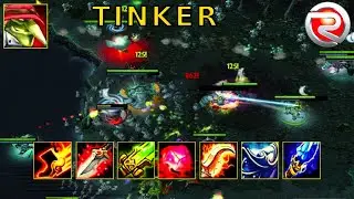 TINKER DOTA 1 CON SHIVAS + DAGA DE FUERZA DEMASIADO DA&Ntilde;O MAGICO | REPLAY RGC