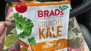 Honest Review Brad's Crunchy Kale Cheese It Up Chips Low Carb Keto