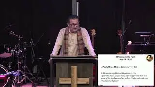 Affirming others in the faith -  Acts 18:18-28