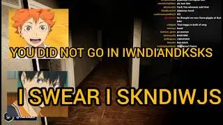 kageyama and hinata play a horror game