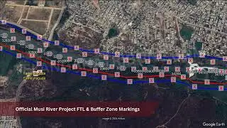 Exclusive: Official Musi River Project FTL & Buffer Zone Markings