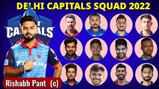 DC Team full Squad 2022 // Delhi Capitals 2022 Squad // Indian premier league.