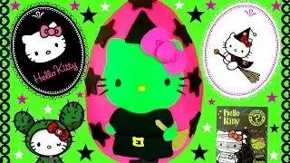 HELLO KITTY Mystery Mini Play-Doh Egg! Halloween Witch!