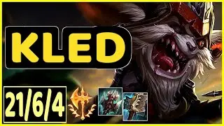 KLED VS IRELIA - 21/6/4 KDA TOP GAMEPLAY GRANDMASTER I