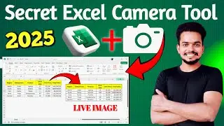 How To Use Camera Tool In Excel Tips & Tricks  || The SanBytes