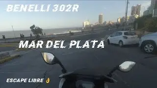 Costeando Mar del Plata con la Benelli desde Playa la Perla hasta Base Nava #benelli #mardelplata 