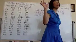 Vocabulary: meaning & use of irregular verbs 48-52 lie lose make mean meet