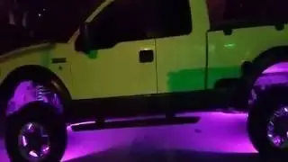 IP68 Waterproof  Brightest 【RGB】 Color Shift Rim lights illuminated wheel rings