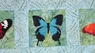 Irena Bluhm and Butterfly Applique
