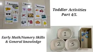 Toddler Activities Part 4/5. #earlymaths #montessori #generalknowledge #numeracy #toddleractivities