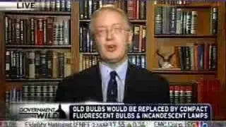 Myron Ebell Debates Energy Efficient Light Bulbs (9/13/07)