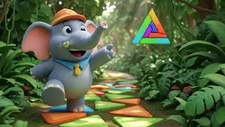 Animal Friends Shape Song for Kids | Learn Shapes & Animal Song, Nursery Rhyme & Baby Songs 🐶