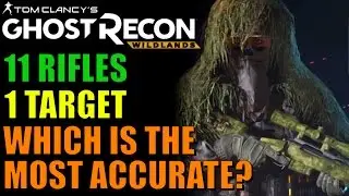 All Sniper Rifle Bullet Drop Compared - GHOST RECON WILDLANDS