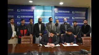 CEO #EjadLabs #ArzishAzam signed MOU with MD #KPITB Dr Sahibzada Ali Mehmud - 28 January 2021 - #KP