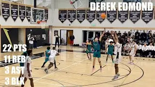 #4/SR-Derek Edmond - Victory Christian Varsity Basketball vs Olympian  - Highlights