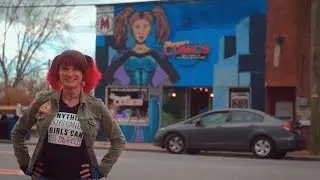 Morgan's Comics' NEW Mural Part of Post Hurricane Helene Recovery