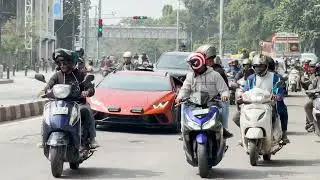 Supercars in India (2024 December) Chennai & Bangalore - Ferrari 458, Huracan STO, GT3RS...