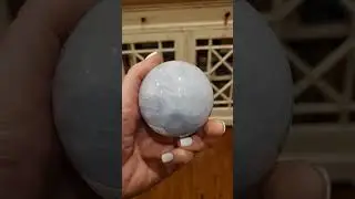 Blue Calcite sphere #blue #calcite #sphere #sopretty #crystals #forsale