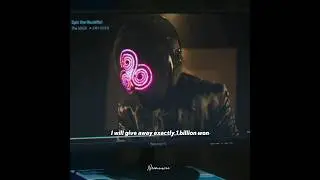a masked man spins a roulette to decide a criminals fate and offers  prize money💸 #kdrama