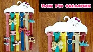 Hair Pin Organizer | Hair Accessories Wall Hanger | Clips and Bows DIY | Daily Art