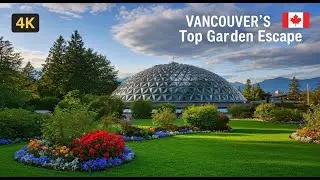 Queen Elizabeth Park Vancouver Walking Tour  4K Scenic Walk with City Views & Gardens