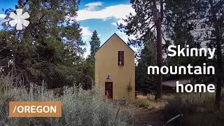 High desert skinny home feels big facing Bend's mountains