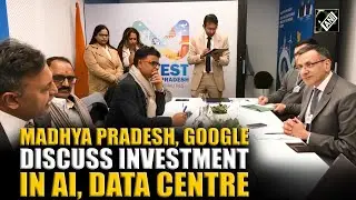 Watch! MP delegation discuss investment in Data Centre, Leveraging Gemini for Agri in Davos