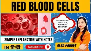 Red Blood Cells Explained: The Oxygen Carriers Inside You | In Hindi | ALKA PANDEY
