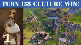 #1: Turn 158 Deity Culture Victory - Greece (Pericles) - Civ 6 Gathering Storm