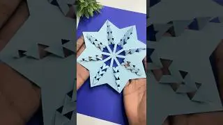 Paper cutting flower #craft #shorts #flowers ￼