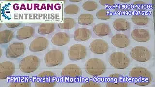 farsi puri making machine | Automatic | FPM12K
