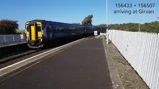 156433 + 156507 arriving at Girvan | 21/09/19