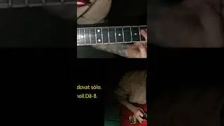 😄▶ D moll, voln&aacute; improvizace - D mol stupnice ukončena Arpeggia Dmi.🎸