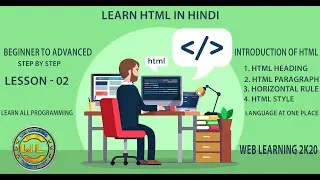 Html and Css Tutorial For beginner | Lesson 2 what is html