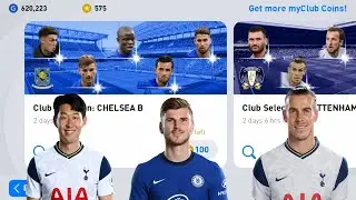 CHELSEA & TOTTENHAM CLUB SELECTION PACK OPENING ON PES 21 MOBILE