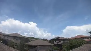 Florida afternoon thunderstorms timelapse
