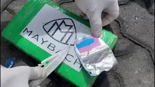 Droga ocupada por DNCD en el Puerto Multimodal Caucedo, 09 de marzo 2022. Video 1