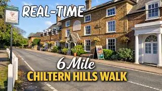 Walk 204 | 6 Mile Chiltern Hills Walk | Real Time #walkingtour  #chilternhills  #pov