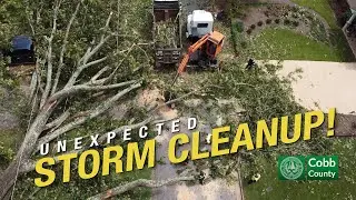Cobb's Unexpected Storm Cleanup - September 8, 2021